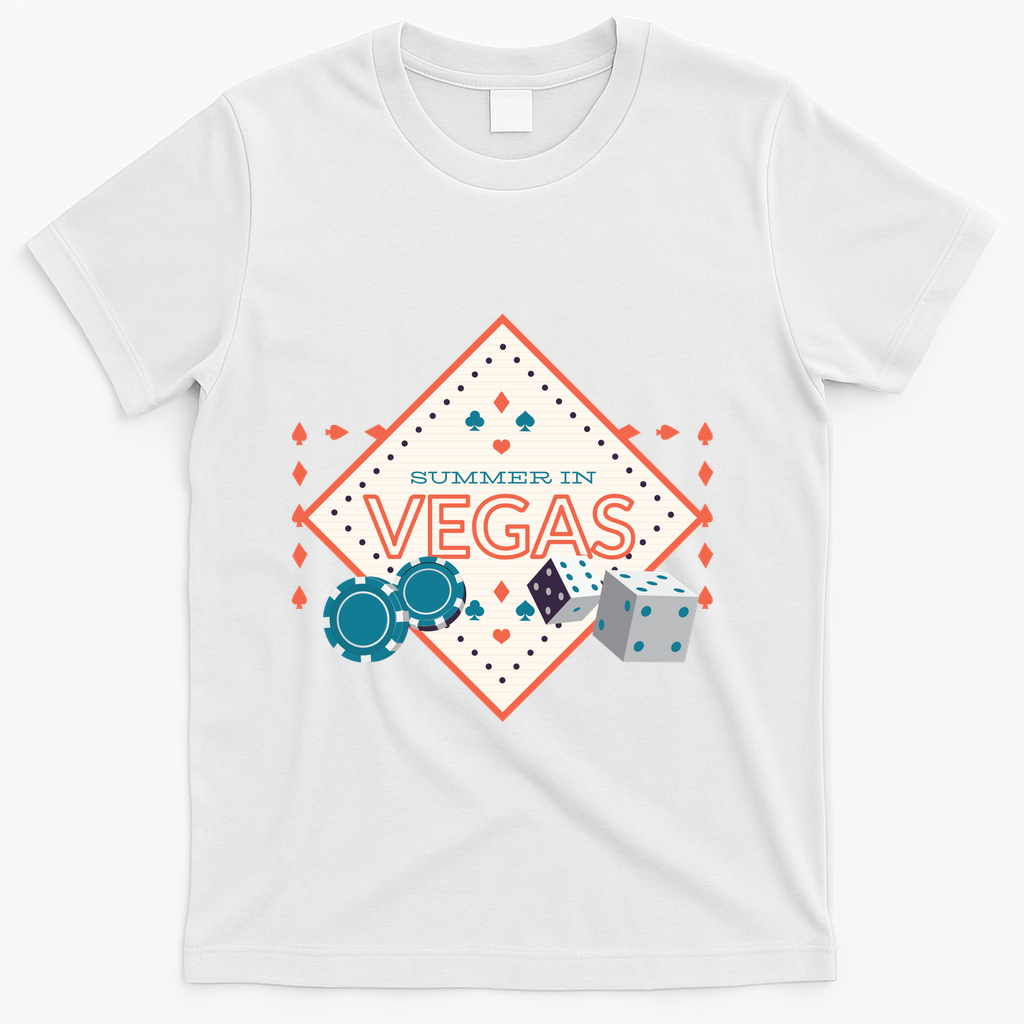 Summer In Vegas T-Shirt - White