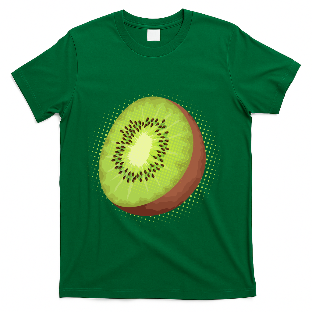 Summer Kiwi Fruit T-Shirt - Green