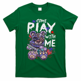 Scary Killer Teddy Bear Pastel Goth Style Creepy Kawaii T-Shirt - Irish Green
