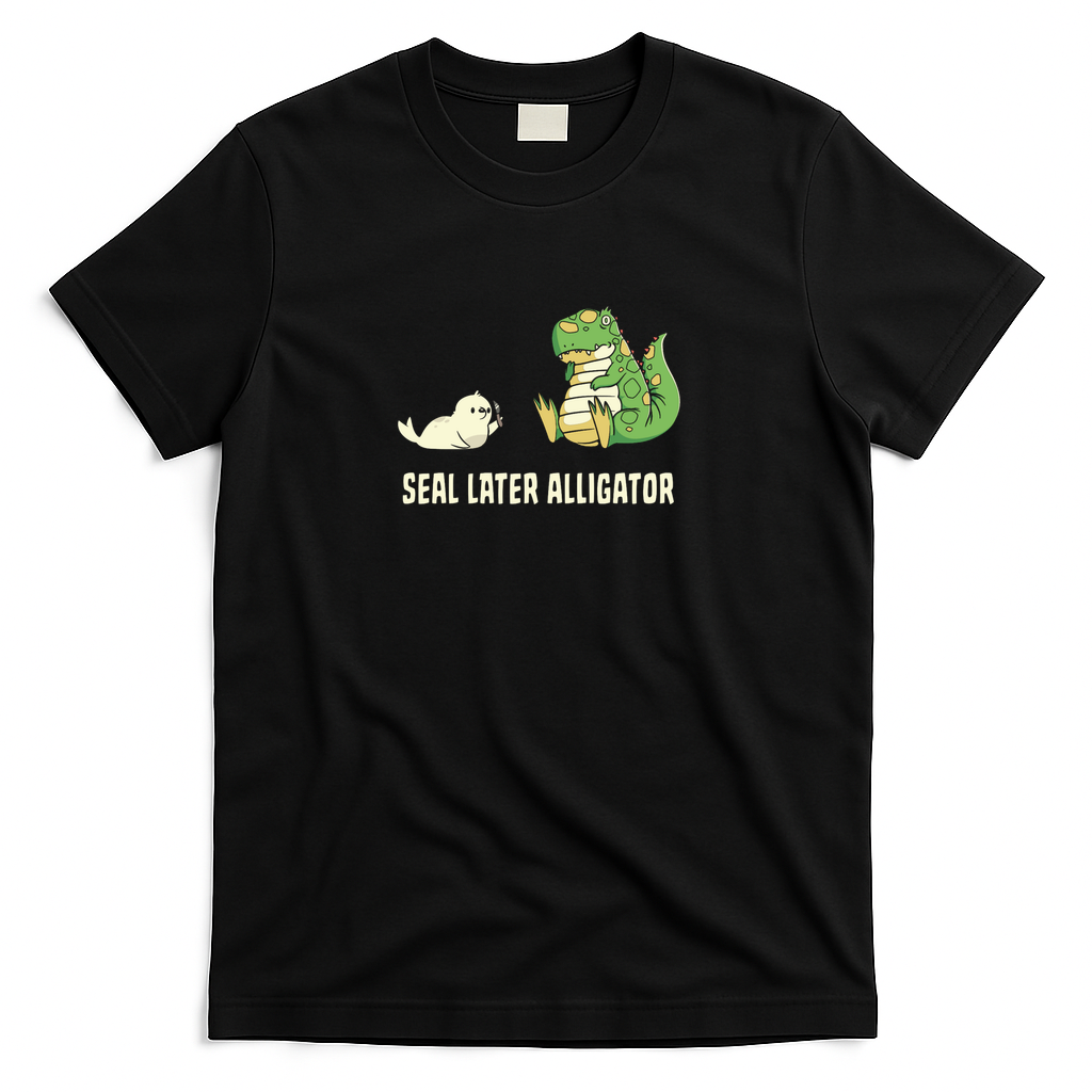 Seal Later Alligator Dinosaur by Tobe Fonseca - Black