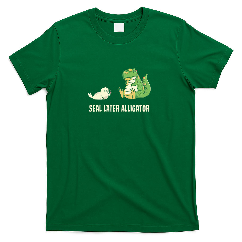 Seal Later Alligator Dinosaur by Tobe Fonseca - Green
