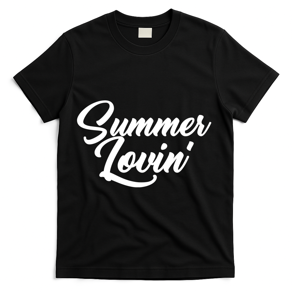 Summer Lovin Cute T-Shirt - Black