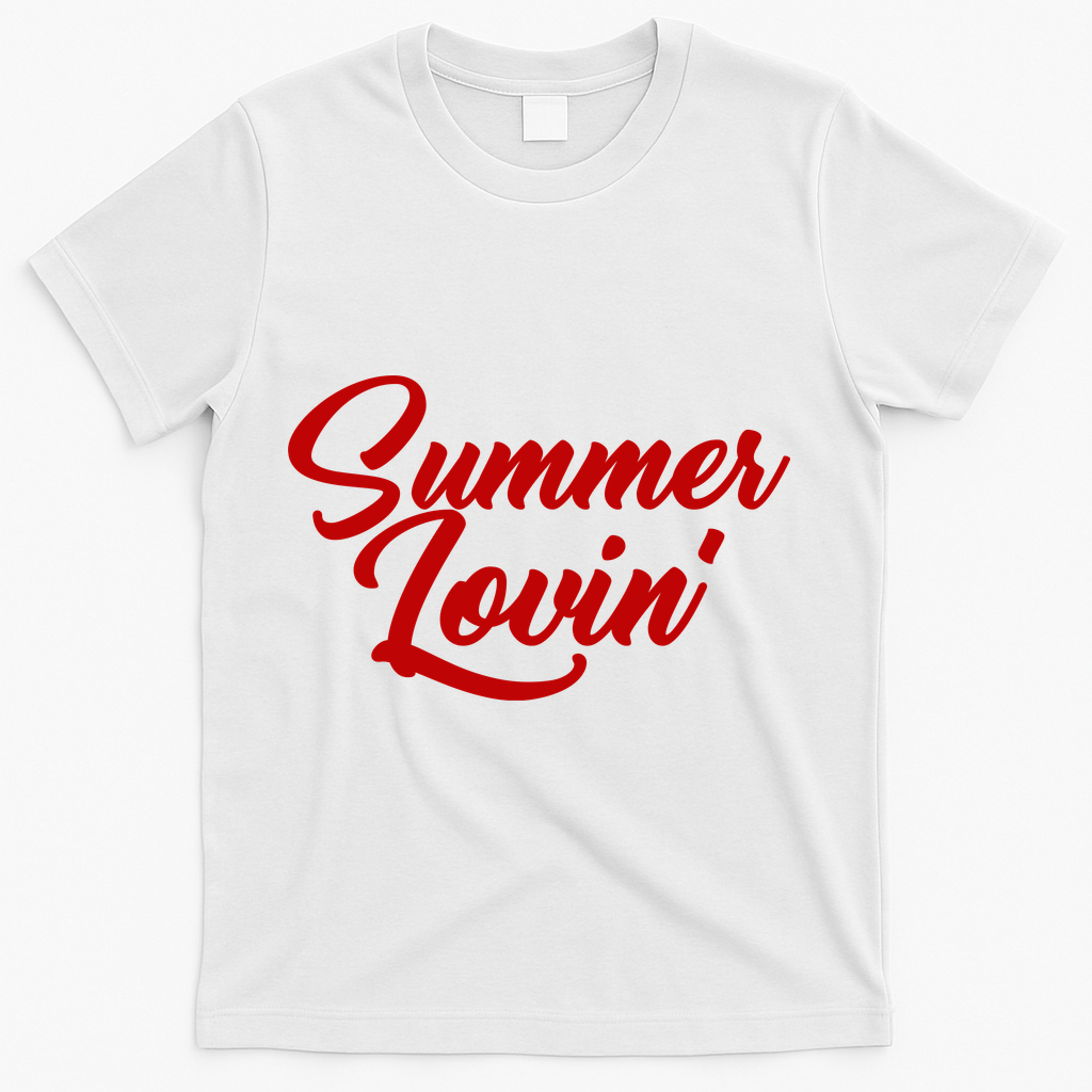 Summer Lovin Cute T-Shirt - White