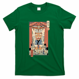 Samurai Lucky Cat Ukiyo-e Style - Green