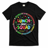 School Lunch Hero Squad Funny Cafeteria Workers Lunchroom T-Shirt - Black