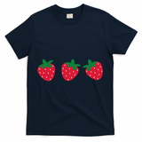 Strawberry Lover Summer T-Shirt - Navy