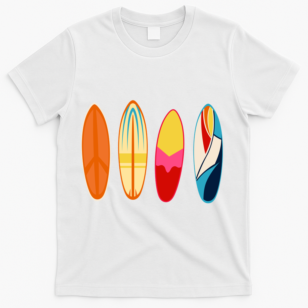 Surf Lover Summer T-Shirt - White