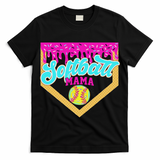 Softball Mama Drip Ice Cream Dripping Game Day Softball Mom T-Shirt