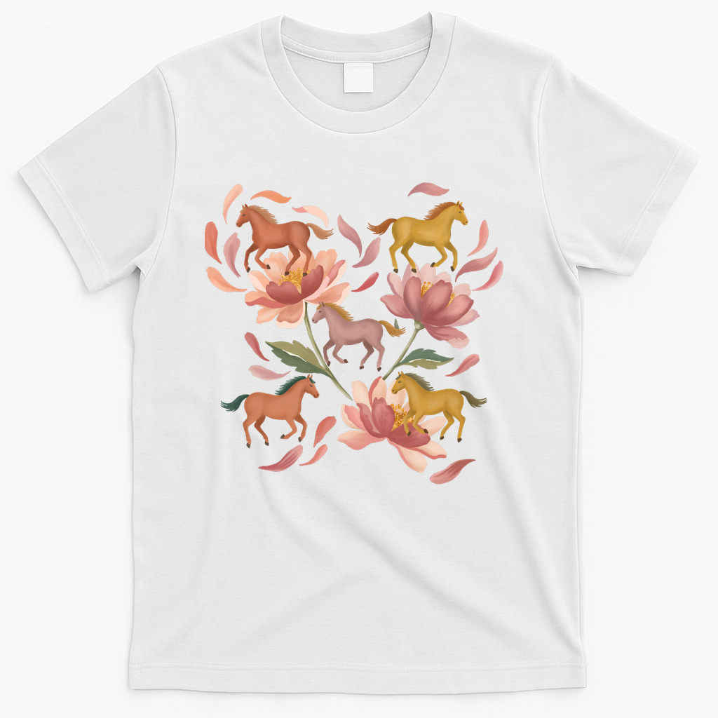 Spring Meadow Horses - White