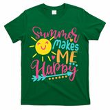Summer Makes Me Happy T-Shirt - Green