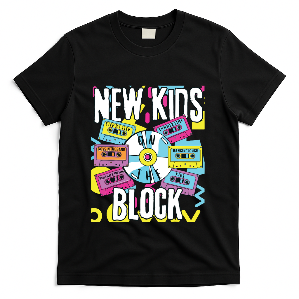 Summertime Music New Summer T-Shirt - Black