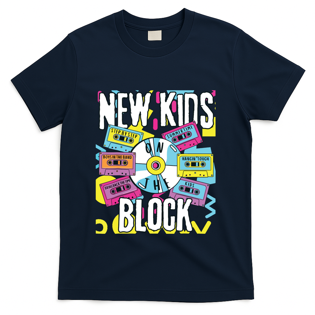 Summertime Music New Summer T-Shirt - Navy