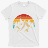 Summer mountains outdoor vintage retro T-Shirt - White