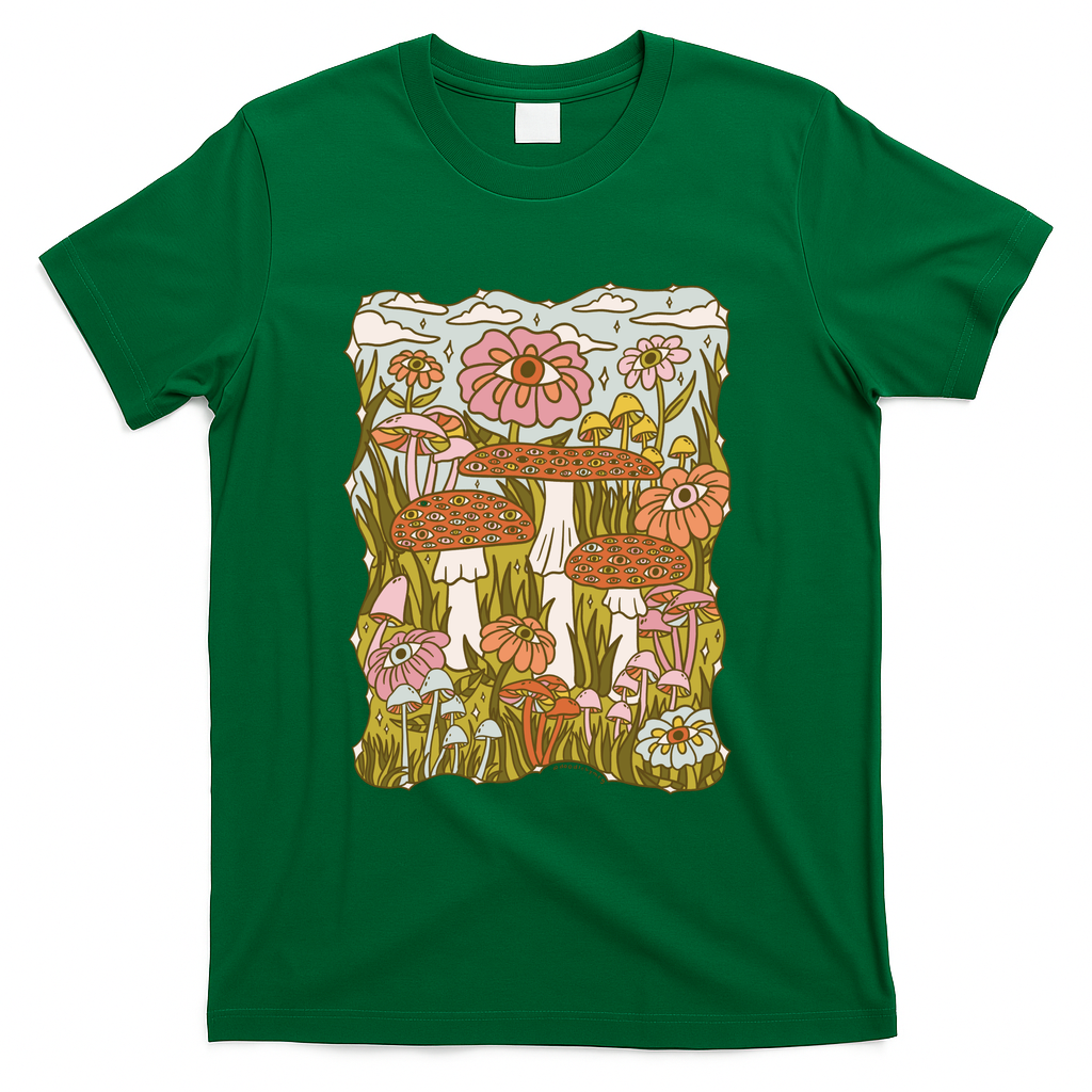 Spooky Mushrooms - Green