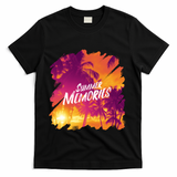 Summer Memories Sunset Beach T-Shirt - Black