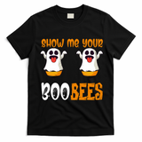 Show Me Your Boo Bees Matching Couples Halloween Costume Cute Gift T-Shirt - Black