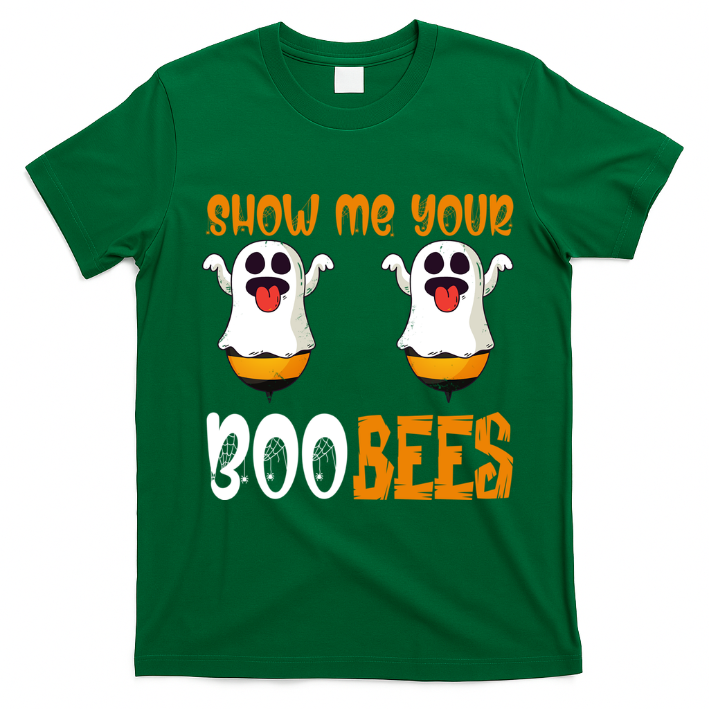 Show Me Your Boo Bees Matching Couples Halloween Costume Cute Gift T-Shirt - Irish Green