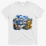 SCOTLAND North America Soccer Tournament 2026 T-Shirt - White