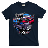 Summer Nights Cruising Woodward 2025 T-Shirt - Navy