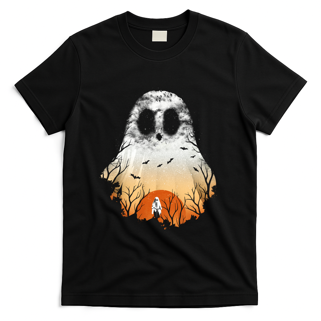 Spooky Night Landscape - Black
