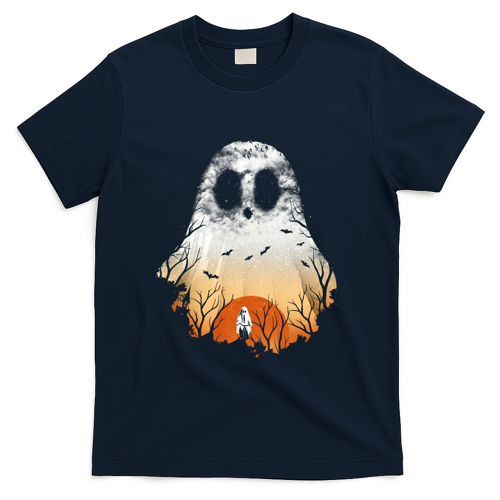 Spooky Night Landscape - Navy