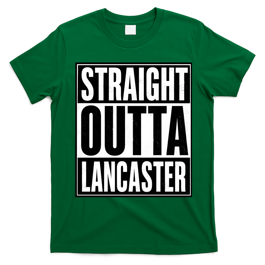 Straight Outta Lancaster T-Shirt - Irish Green