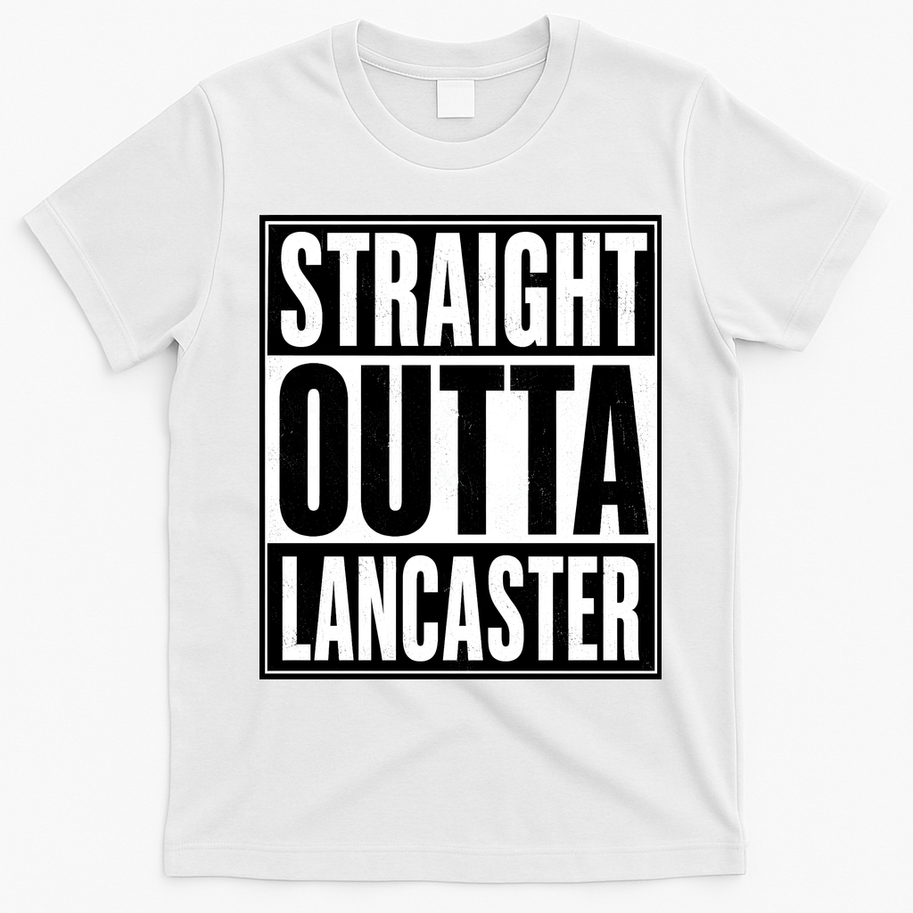 Straight Outta Lancaster T-Shirt - White