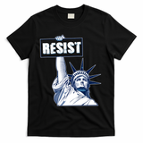 Statue of Liberty Resist Protest Fight T-Shirt - Black