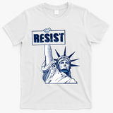Statue of Liberty Resist Protest Fight T-Shirt - White