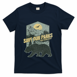 Save Our National Parks Resist Bear Anti Trump T-Shirt - Navy