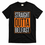 Straight Outta Preschool Pre School Graduation Funny Cool T-Shirt - Black