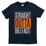 Straight Outta Preschool Pre School Graduation Funny Cool T-Shirt - Navy