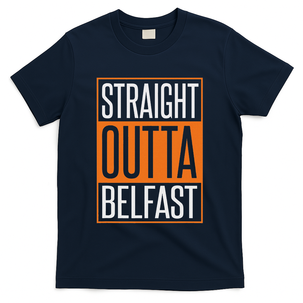 Straight Outta Preschool Pre School Graduation Funny Cool T-Shirt - Navy