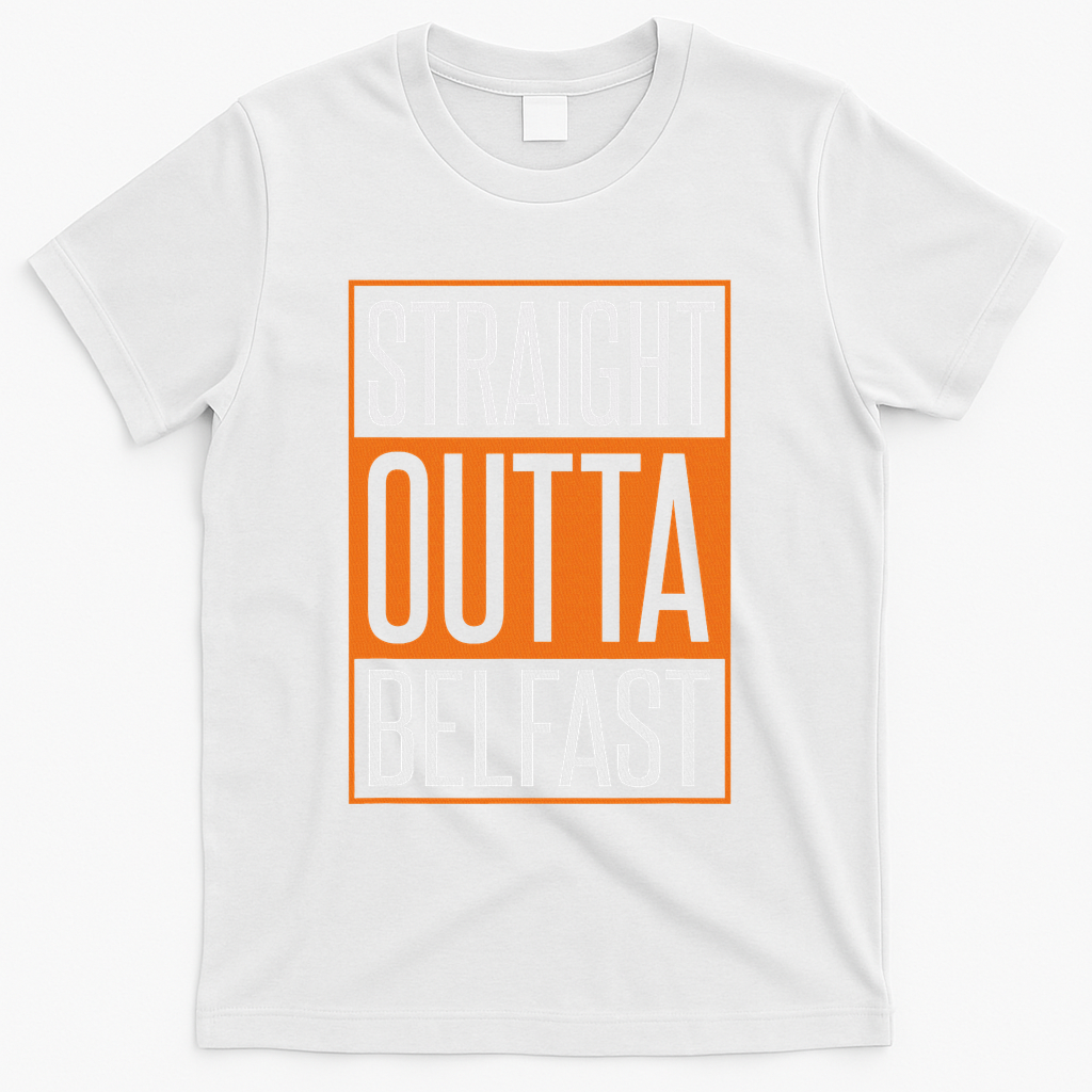 Straight Outta Preschool Pre School Graduation Funny Cool T-Shirt - White