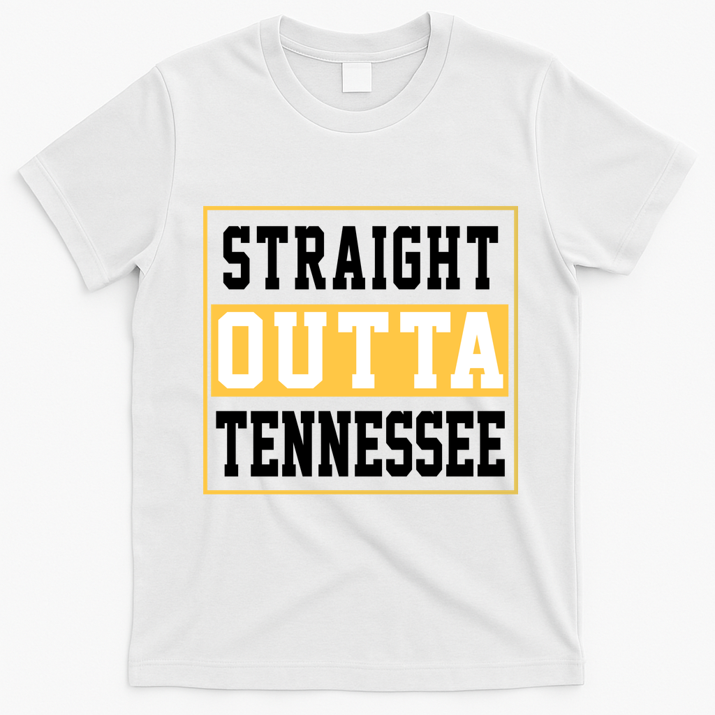 Straight Outta Tennessee T-Shirt - White