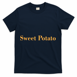 Sweet Potato And Kind Of Rude Potato Matching Thanksgiving T-Shirt - Navy