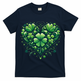St Patrick's Day Shamrock Clover Heart T-Shirt