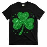 St Patrick's Day Glittery Shamrock Clover T-Shirt