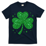St Patrick's Day Glittery Shamrock Clover T-Shirt