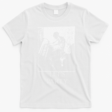 Skeleton Playing Piano Lets Party Halloween T-Shirt - White