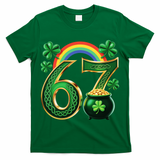 Shamrock Rainbow 67 St Patrick?? Day 6-7 Meme T-Shirt
