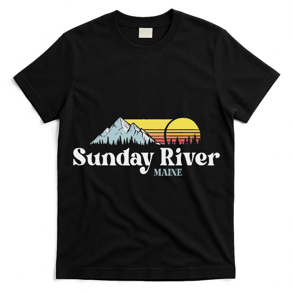 Sunday River Maine Ski Snowboard Hiking Family Vacation T-Shirt