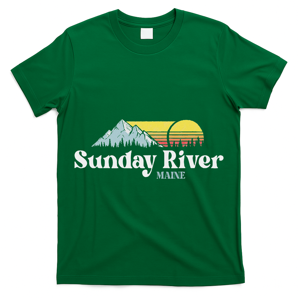 Sunday River Maine Ski Snowboard Hiking Family Vacation T-Shirt