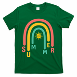 Summer Rainbow Sunshine Cute T-Shirt - Green