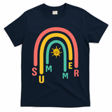 Summer Rainbow Sunshine Cute T-Shirt - Navy