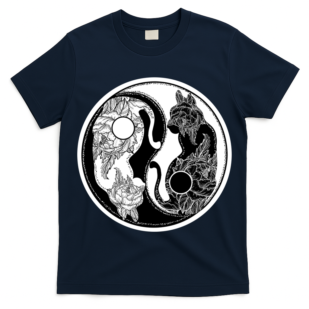 Yin-Yang Cats T-Shirt