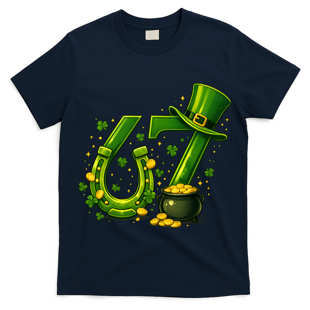 Six Seven 67 St Patricks Day Funny Saint Paddy's 6-7 T-Shirt