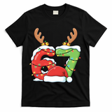 Six Seven 67 Funny Teacher Christmas T-Shirt - Black