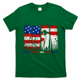Stars Stripes And Jesus Christ Patriotic T-Shirt - Irish Green