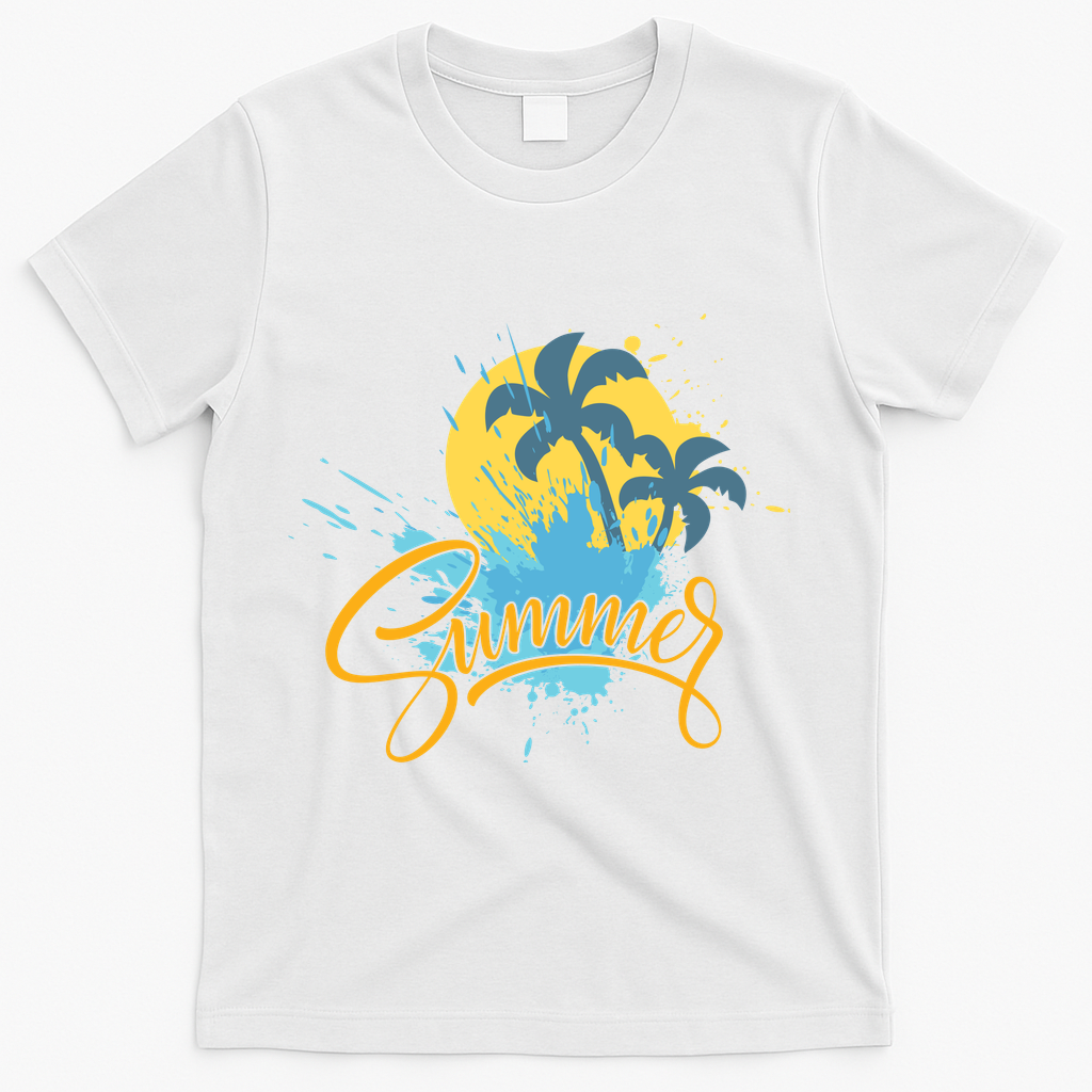 Summer Splash Beach Life T-Shirt - White